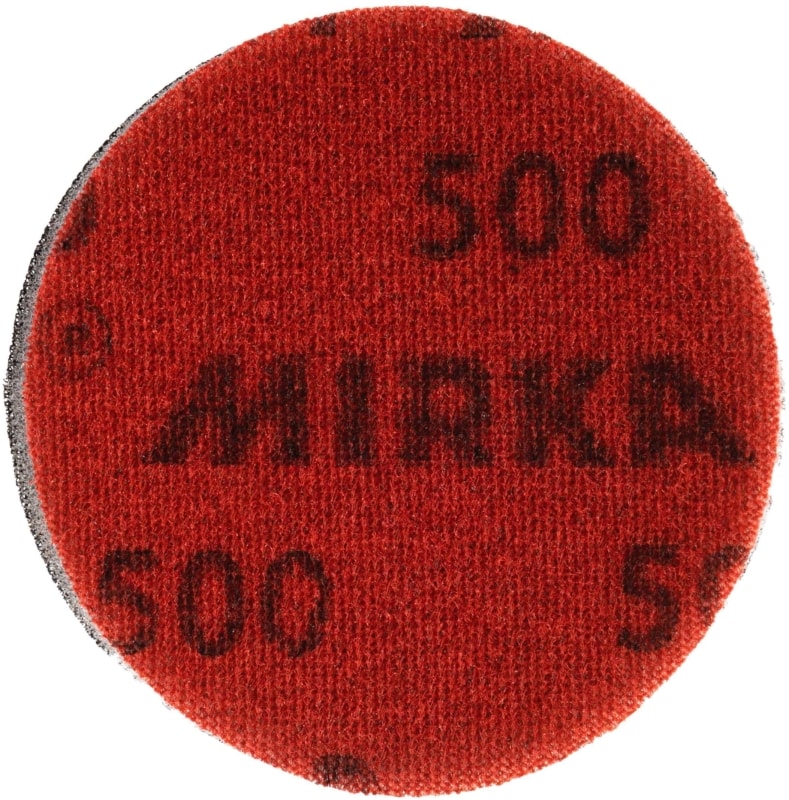 Preview: Mirka® Abralon 8A20302098, Ø 77 mm, P3000, S, Ungelocht, Kletthaftend, Schleifscheibe mit Siliziumkarbidkorn, Für Finish- und Polierarbeiten an Werkstücken