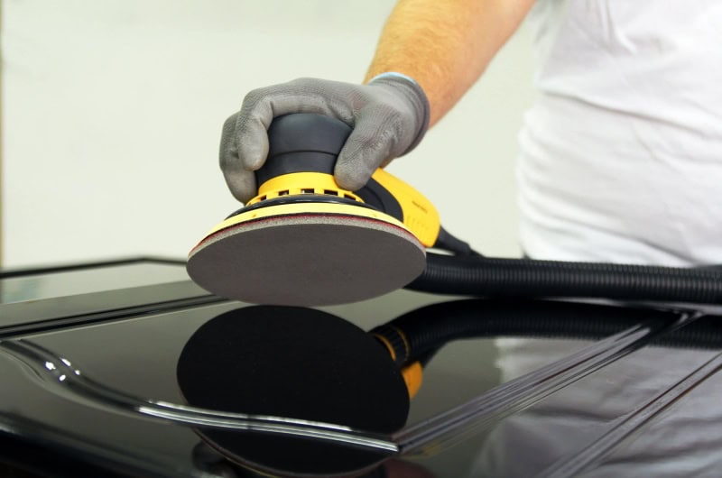 Preview: Mirka® Abralon J3 8M030195, Ø 150 mm, P3000, S, Ungelocht, Kletthaftend, Schleifscheibe mit Siliziumkarbidkorn, Für Finish- und Polierarbeiten an Werkstücken