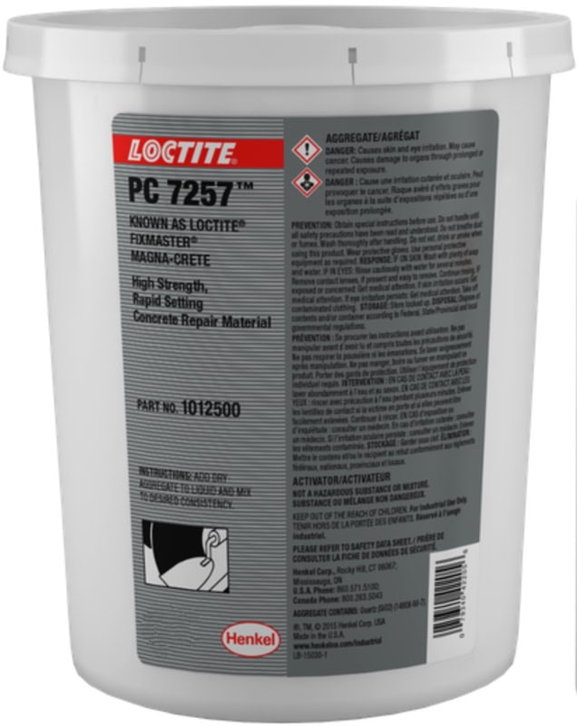 Preview: Henkel™ Loctite® PC 7257 Betonreparatur, 25,7 Kg, 2K, 1254411, Zum Vergießen und Reparieren von Beton