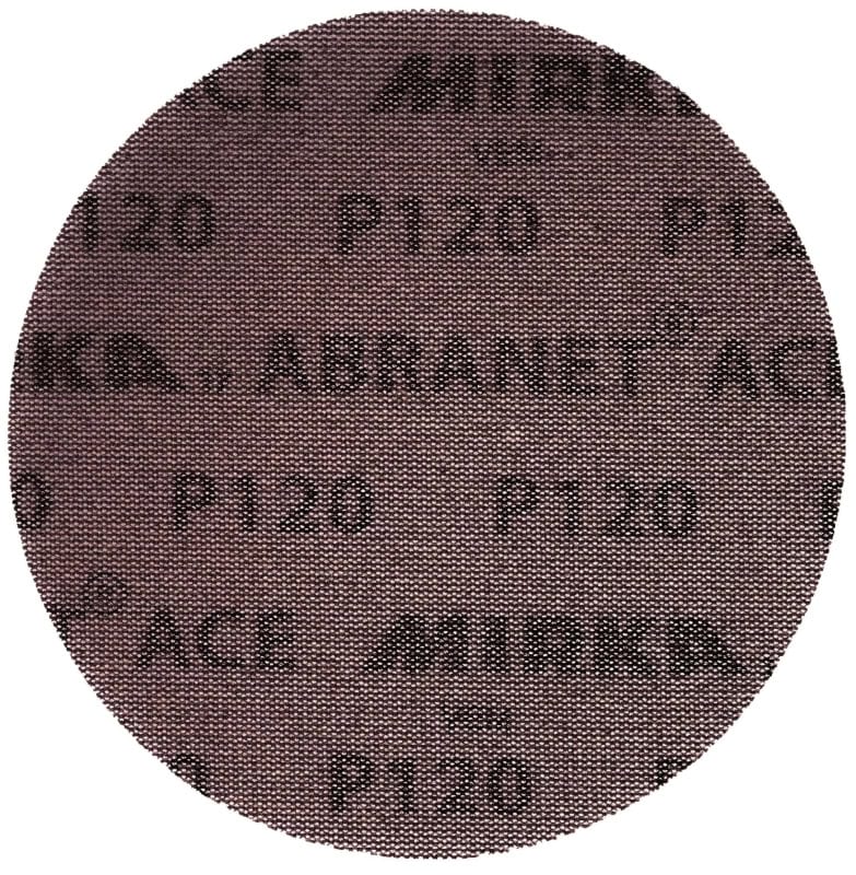 Preview: Mirka® Abranet Ace AC22302515, Ø 225 mm, P150, Gitternetz, Kletthaftend, PA Gitternetz Schleifscheibe mit Keramikkorn