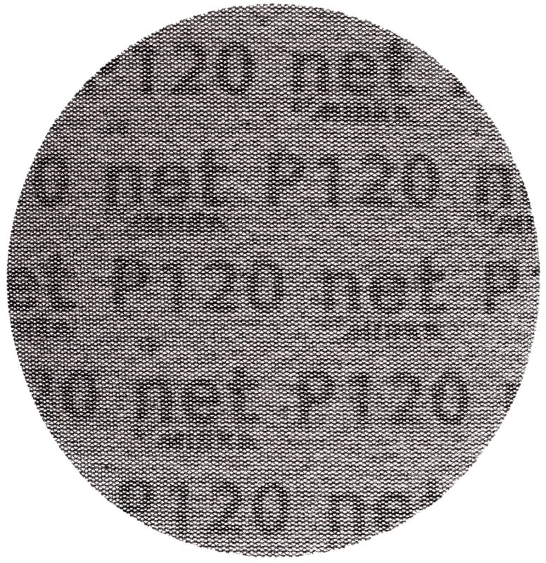 Preview: Mirka® Autonet Schleifscheibe AE24105025, Ø 150 mm, P240, Gitternetz, Kletthaftend, PA Gitternetz, Aluminiumkorn, Für Entlacken und Lackschliff