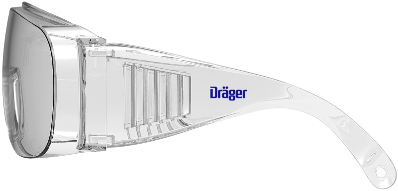 Preview: Dräger® X-pect® 8110 Überbrille R58247, Klar, Polycarbonat, UV Schutz (UV), 2C-1.2 D 1FT, Zur Kombination mit Korrekturbrille