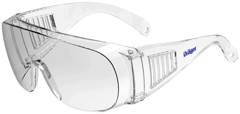 Preview: Dräger® X-pect® 8110 Überbrille R58247, Klar, Polycarbonat, UV Schutz (UV), 2C-1.2 D 1FT, Zur Kombination mit Korrekturbrille