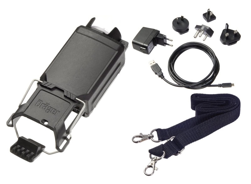 Preview: Dräger® X-am® Pumpe inkl. Netzteil & Tragegurt 8327115, Zur Fernprobenahme von Gasen, Für Dräger® X-am® 2500 / 2800 / 5000 / 5600 / 5800