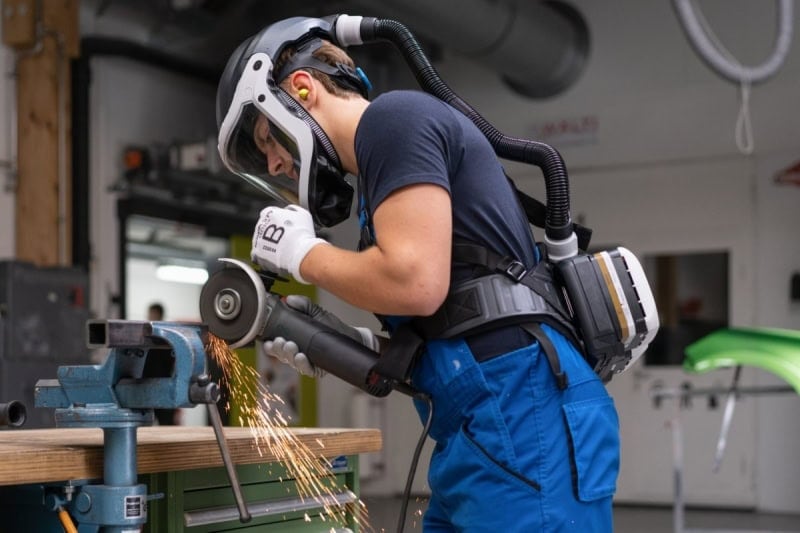 Preview: Dräger® X-plore® 8500 Starterpaket mit Helm VN00872, TH3, Partikel- Gase- & Dämpfeschutz, Schwer-Industrie, Teile: [R59540, 3729120, R59600, 6739730, 6739535, R59563, R59564, R63425]