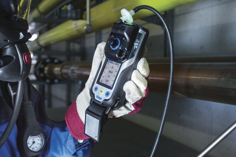 Preview: Dräger® X-am® 8000 Mehrgasmessgerät 8325875, Basisversion Pumpe, Interne Pumpe, Ohne Sensoren, 1 bis 7 Gase Messgerät, IP 68 Staub- & Wasserdicht, Für die persönliche Gasüberwachung im täglichen Einsatz, Freimessung & Bereichsüberwachung