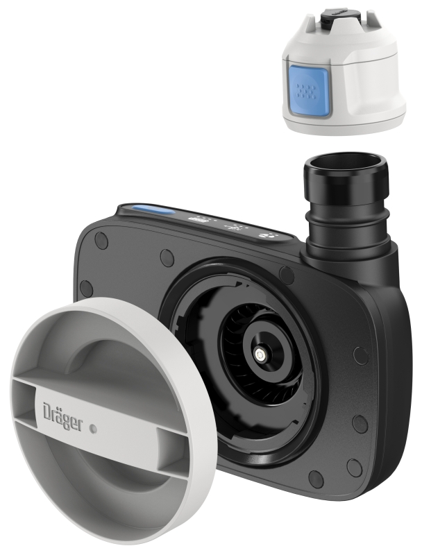 Preview: Dräger® X-plore® 8000 Verschlussstopfen für Schlauchanschluss 3732631, Weiß, Für X-plore® 8300 Gebläseeinheit