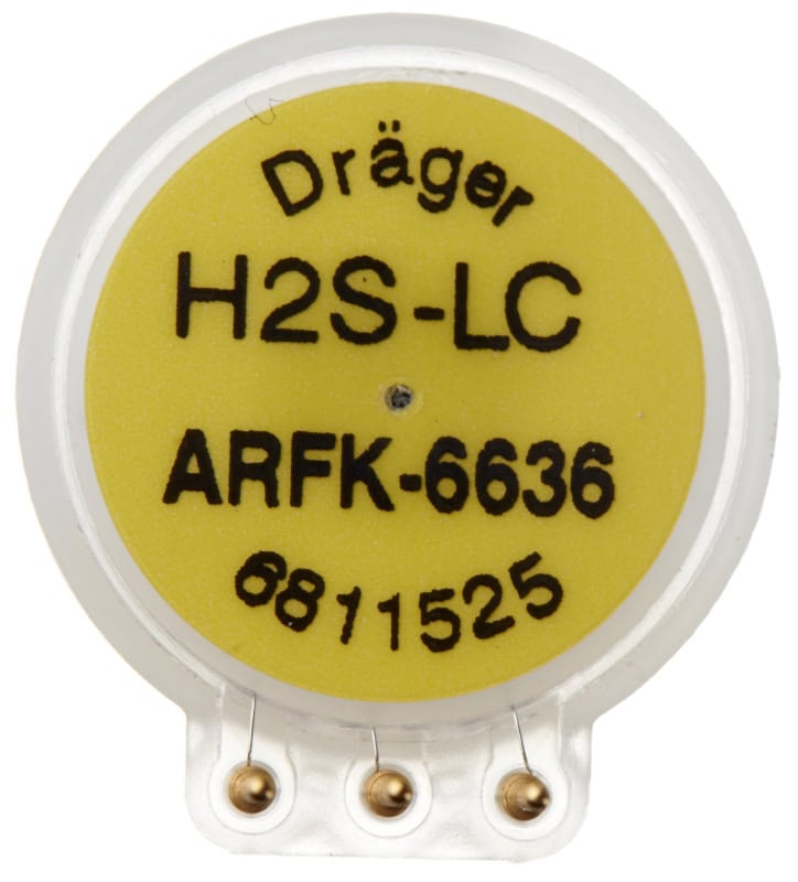 Preview: Dräger® XXS H2S LC 6811525, Schwefelwasserstoff, Geringe Querempfindlichkeit, 0 bis 100 ppm, Elektrochemischer Sensor, Für Dräger® Gasmessgeräte