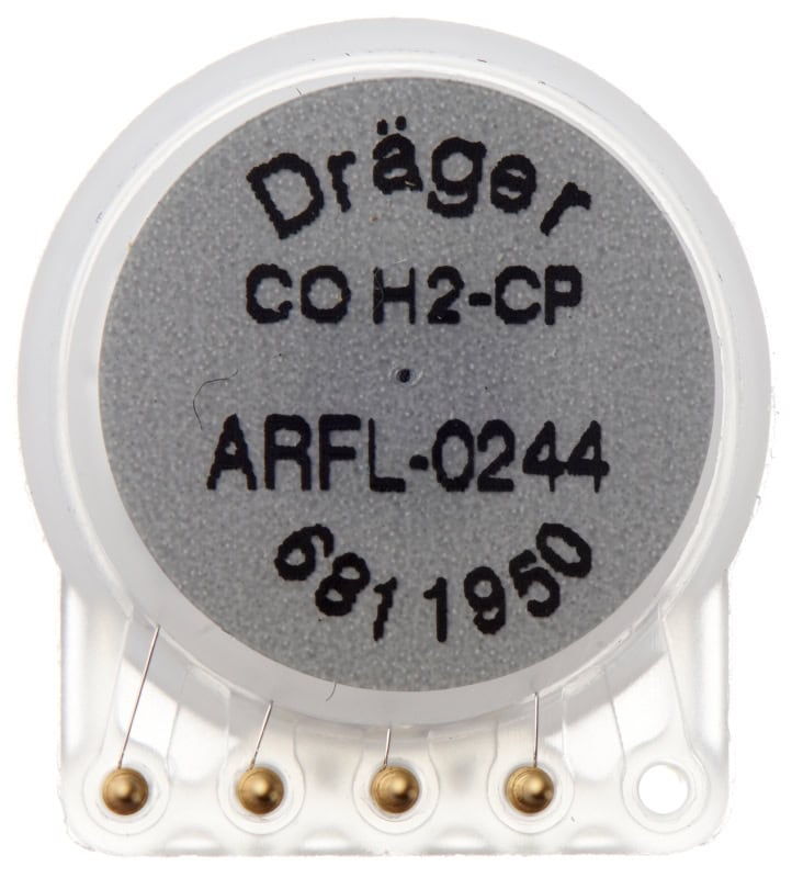 Preview: Dräger® XXS CO H2 CP Sensor 6811950, Kohlenstoffmonoxid, Wasserstoff kompensiert, 0 bis 2.000 ppm, Elektrochemischer Sensor, Für Dräger® Gasmessgeräte
