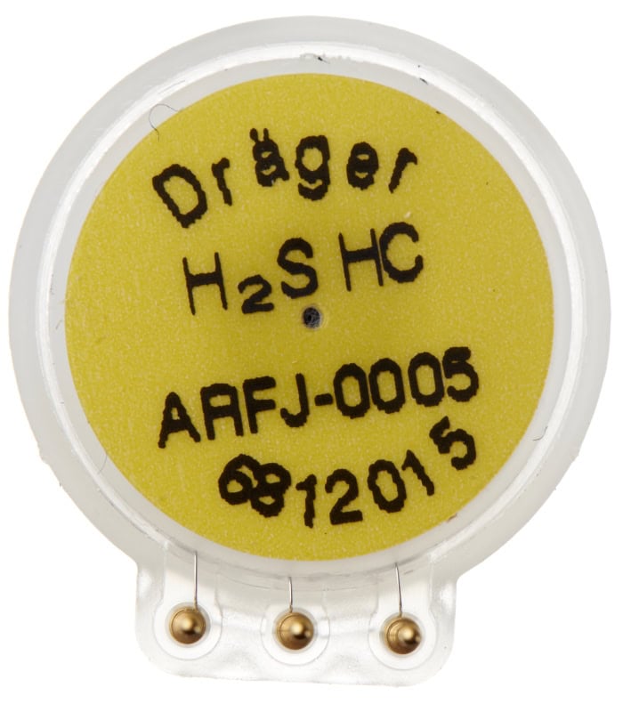 Preview: Dräger® XXS H2S HC 6812015, Schwefelwasserstoff, Hohe Konzentrationen, 0 bis 1.000 ppm, Elektrochemischer Sensor, Für Dräger® Gasmessgeräte