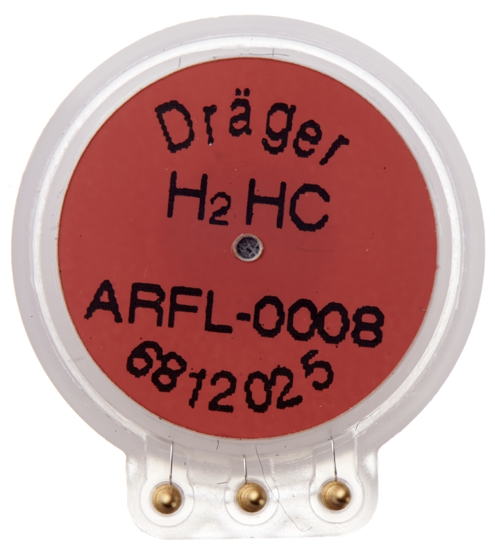 Preview: Dräger® XXS H2 HC Sensor 6812025, Wasserstoff, 0 bis 4 Vol.-%, Elektrochemischer Sensor, Für Dräger® Gasmessgeräte