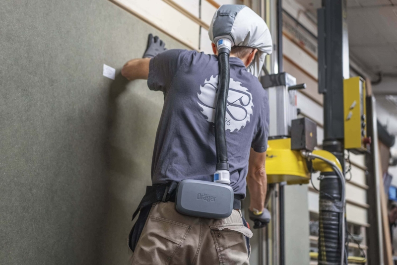 Preview: Dräger® X-plore® 8300 Gebläseeinheit Starter Set Leder 3734402, Universal Edition, Ledergürtel, TH3/TM3, 8 - 11 Stunden Laufzeit, Partikelschutz, Für höchste Anforderungen in Industrie und Gesundheitswesen