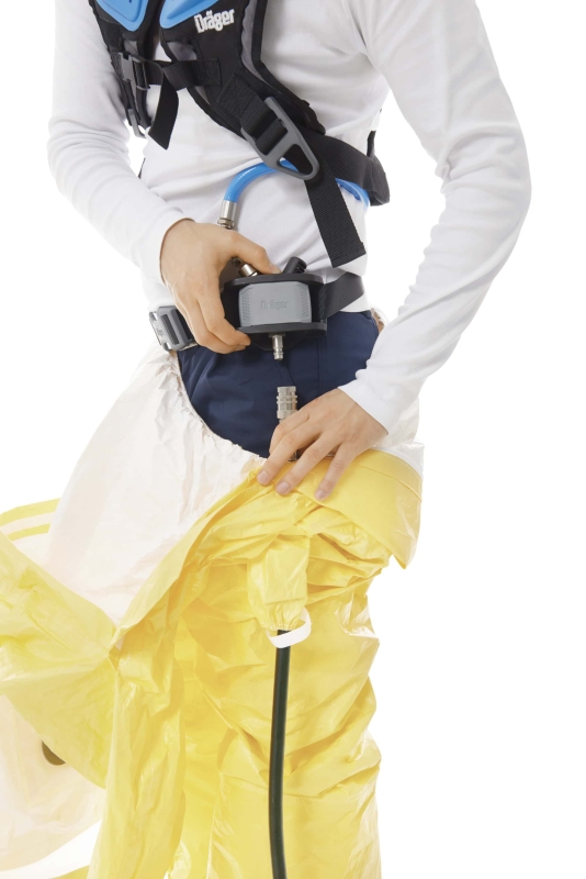 Preview: Dräger® X-plore® 9310 Druckluft Einheit 3363504, Ohne Hüftgurt, 4A/3B, Passend für CVA 0700 Kühlweste, Partikel- Gase- & Dämpfeschutz, Für Anwendungen in Industrie und Gesundheitswesen