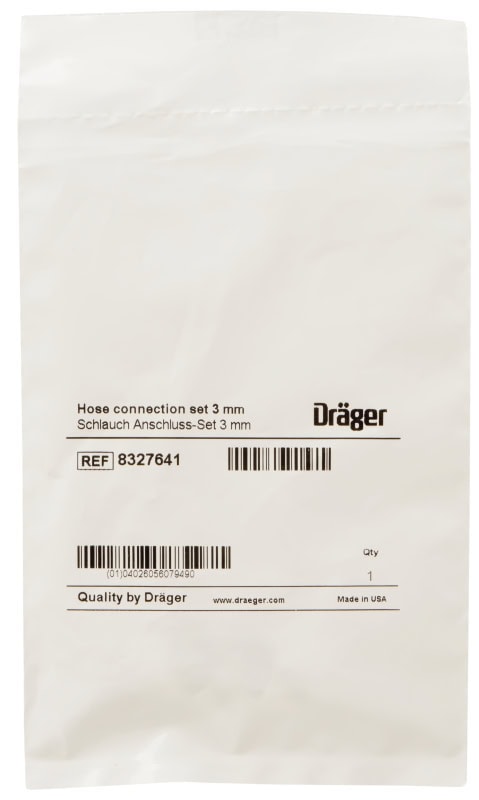 Preview: Dräger® Luer Adapter Set 8327641, Innendurchmesser: 3 mm, Männlich, 2 Stück pro Pack, Für die Verbindung von Dräger® Gasmesstechnik Schläuchen