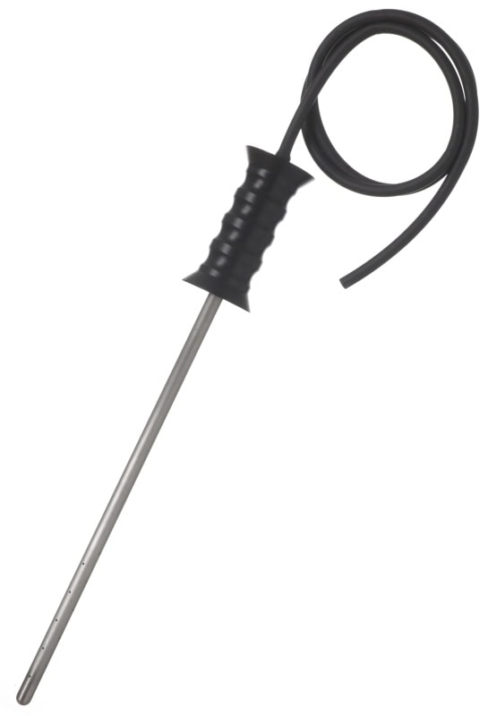 Preview: Dräger® Stabsonde 400 8317188, Edelstahl, Geeignet für reaktive Gase, Länge: 40 cm, inkl. 1,5 m FKM Schlauch mit Innendurchmesser: 3 mm, Für Dräger® X-am® Pumpe / 3500 / 7000 / 8000