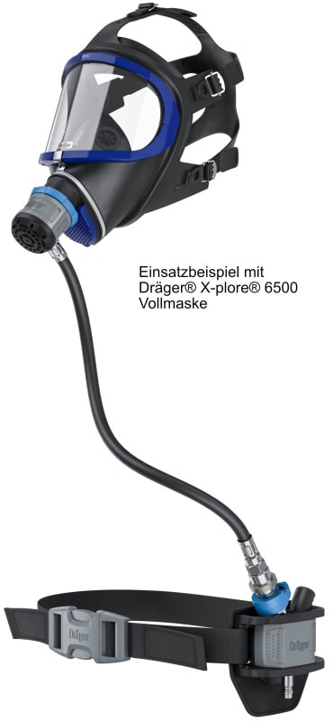 Preview: Dräger® X-plore® 9500 Druckluft Einheit 3703235, Ohne Hüftgurt, 4A/3B, Passend für Halb- & Vollmasken mit Maskenanschluss, Partikel- Gase- & Dämpfeschutz, Für Anwendungen in Industrie und Gesundheitswesen