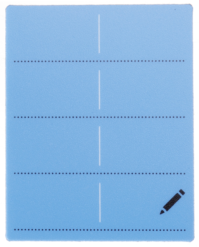 Preview: Dräger® X-am® & X-act® Aufkleber für Halter am Tragegurt 8327646, Blau, 5 Stück pro Packung, Für Dräger® X-am® 3500 / 8000 & X-act® 7000