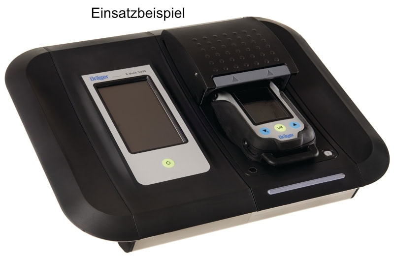 Preview: Dräger® X-Dock® X-am® 5300 Test Station & Kalibrier Station 8321882, Passend für X-am® 8000 Serie, Für Begasungstest, Justierung & Kalibrierung