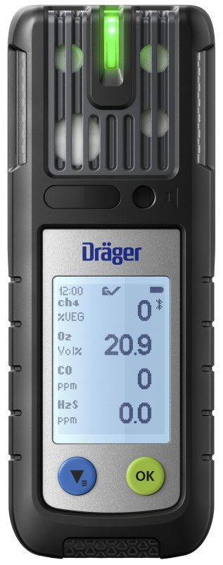 Preview: Dräger® X-am® 2800 Feuerwehr Mehrgasmessgerät VN00754, Sensoren: CatEx, O2 PR, CO LC, H2S LC, Justierung: Feuerwehr auf Nonan, inkl. RFID, 1 bis 4 Gase Messgerät, IP 68 Staub & Wasserdicht, Für die persönliche Gasüberwachung im täglichen Feuerwehreinsatz