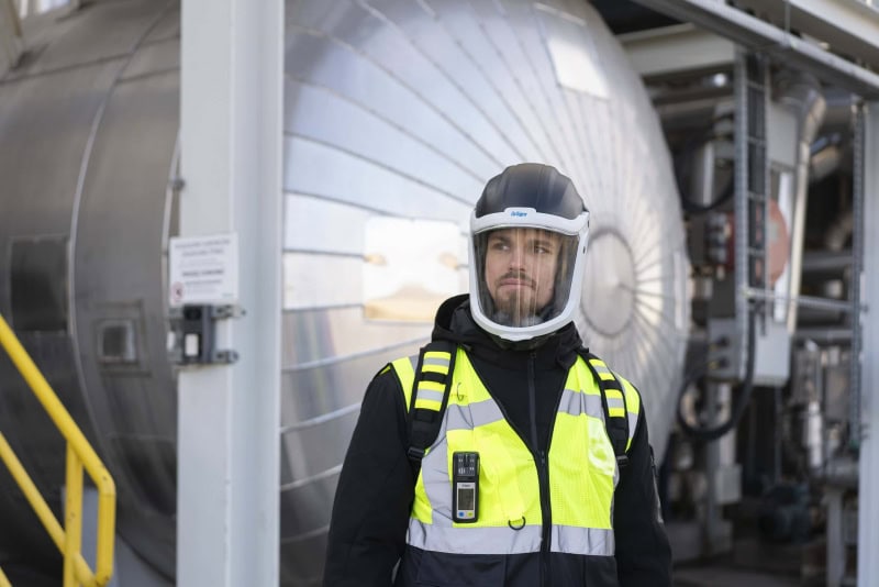Preview: Dräger® X-am® 5800 Mehrgasmessgerät VN00775, CatEx, O2, H2S/CO LC, HCN, 1 bis 6 Gase Messgerät, IP 68 Staub- & Wasserdicht, Für die persönliche Gasüberwachung im täglichen Einsatz & Freimessung von Kanälen und Schächten