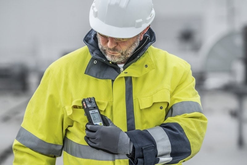 Preview: Dräger® X-am® 2800 Mehrgasmessgerät 3703918, Sensoren: CatEx, O2, CO LC, H2S LC, 1 bis 4 Gase Messgerät, IP 68 Staub- & Wasserdicht, Für die persönliche Gasüberwachung im täglichen Einsatz