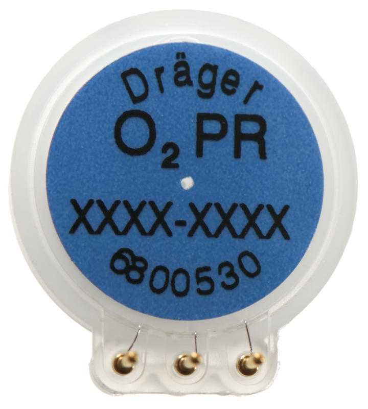 Preview: Dräger® XXS O2 PR Sensor 6800530, Sauerstoff, Vergiftungsresistent, Elektrochemischer Sensor, Für Dräger® Gasmessgeräte