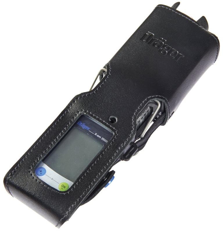 Preview: Dräger® X-am® Pumpe Ledertasche 8327103, Für Dräger® X-am® Pumpe