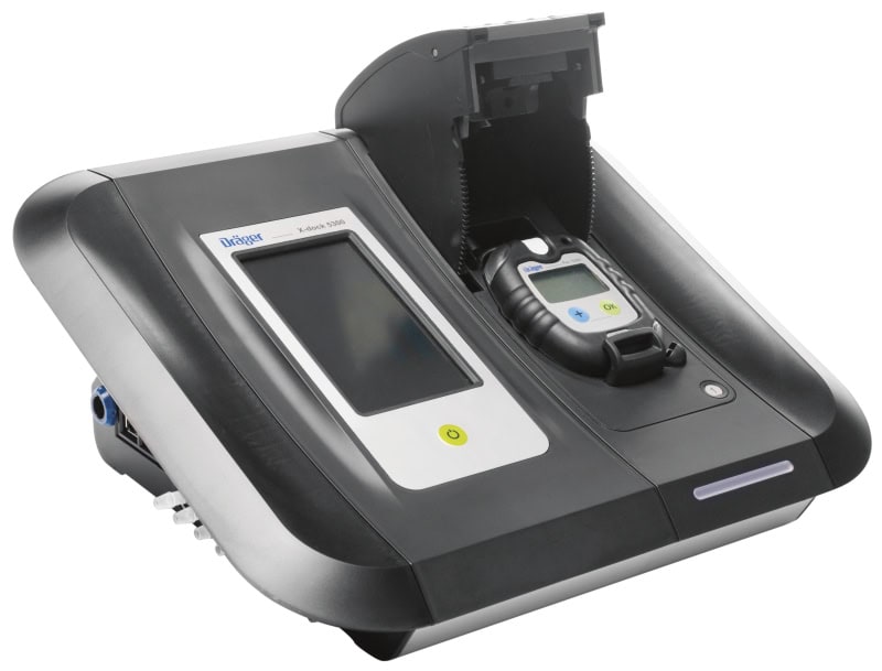 Preview: Dräger® X-Dock® Pac® 5300 Test Station & Kalibrier Station 8321881, Passend für Pac® 3500 / 6000 / 6500 / 7000 / 8000 / 8500 Serie, 1 Modul, Für Begasungstest, Justierung & Kalibrierung