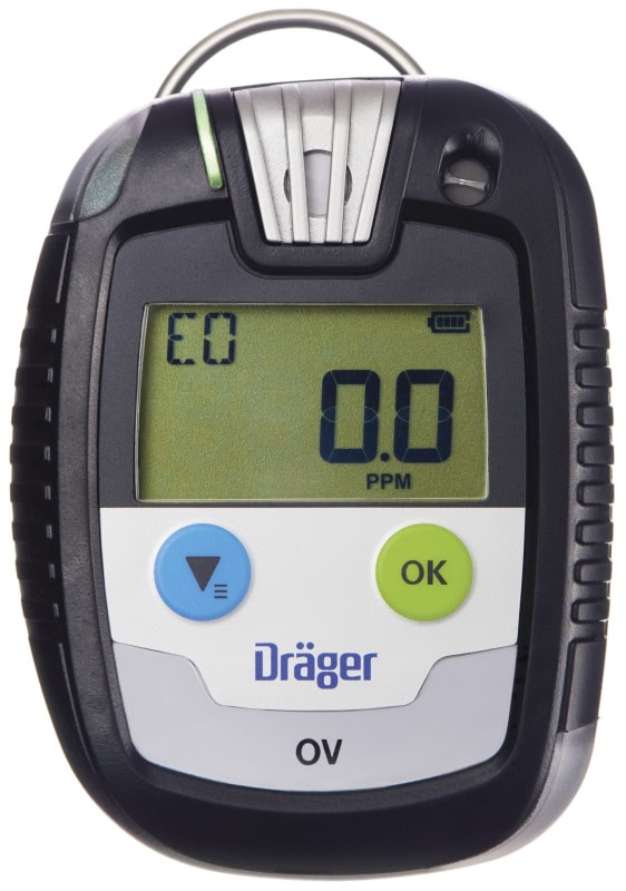 Preview: Dräger® Pac® 8000 Eingasmessgerät 8326356, Sensor: OV, IP 68 Staub & Wasserdicht, Mobiles Gaswarngerät für Organische Gase & Dämpfe