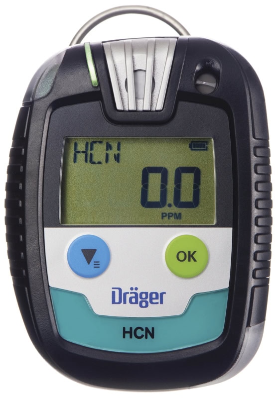 Preview: Dräger® Pac® 8000 Eingasmessgerät 8326353, Sensor: HCN, IP 68 Staub & Wasserdicht, Mobiles Gaswarngerät für Cyanwasserstoff / Blausäure (HCN)