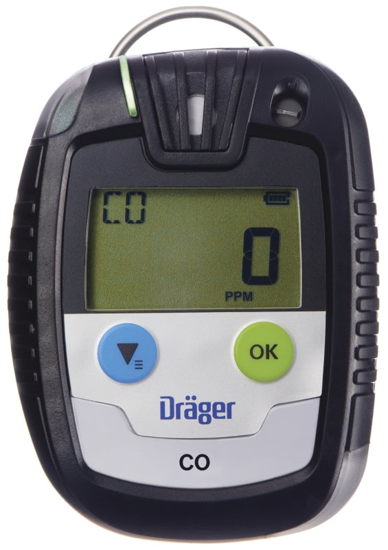 Preview: Dräger® Pac® 6500 Eingasmessgerät 8326331, Sensor: CO, IP 68 Staub & Wasserdicht, Mobiles Gaswarngerät für Kohlenstoffmonoxid (CO)