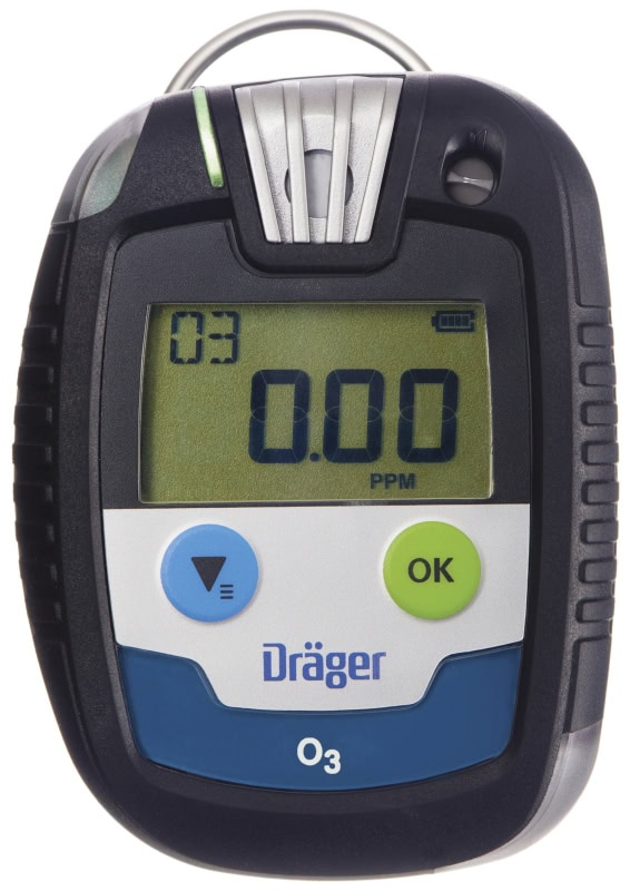 Preview: Dräger® Pac® 8000 Eingasmessgerät 8326359, Sensor: O3, IP 68 Staub & Wasserdicht, Mobiles Gaswarngerät für Ozon (O3)