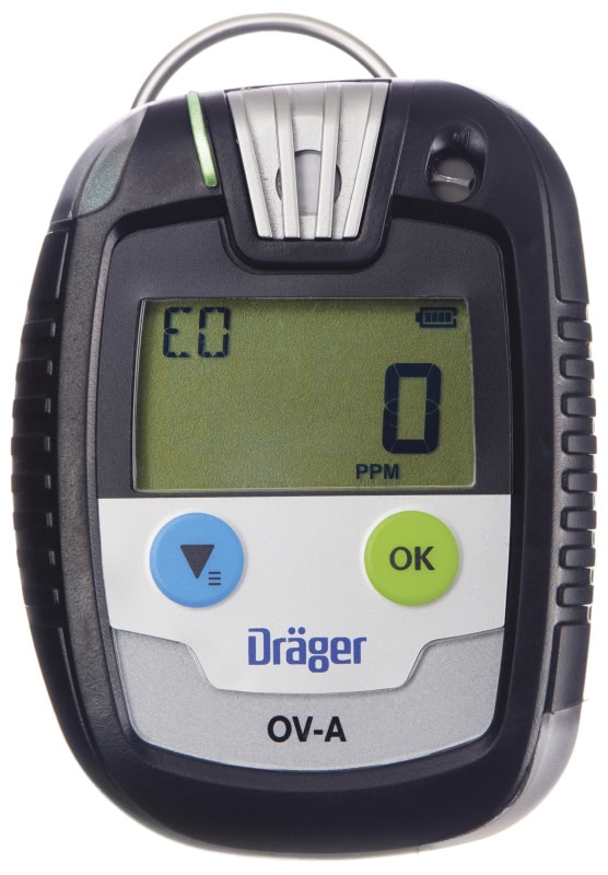 Preview: Dräger® Pac® 8000 Eingasmessgerät 8326357, Sensor: OV-A, IP 68 Staub & Wasserdicht, Mobiles Gaswarngerät für Organische Gase & Dämpfe