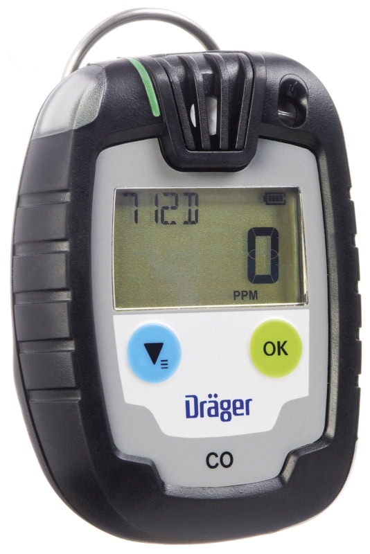 Preview: Dräger® Pac® 6000 Eingasmessgerät 8326321, Sensor: CO, IP 68 Staub & Wasserdicht, Mobiles Gaswarngerät für Kohlenstoffmonoxid (CO)