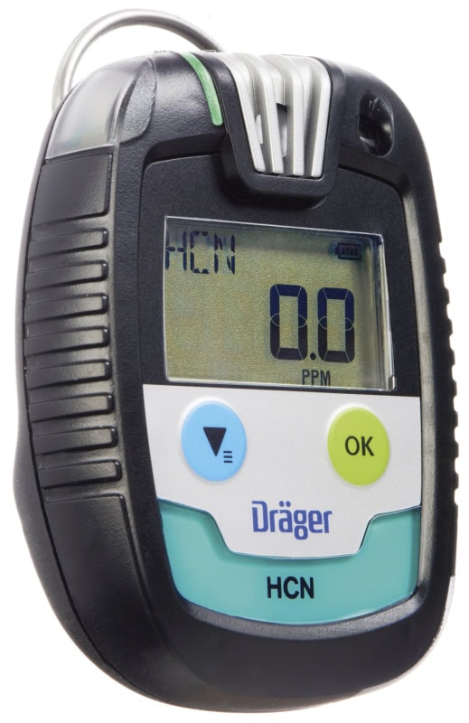 Preview: Dräger® Pac® 8000 Eingasmessgerät 8326353, Sensor: HCN, IP 68 Staub & Wasserdicht, Mobiles Gaswarngerät für Cyanwasserstoff / Blausäure (HCN)