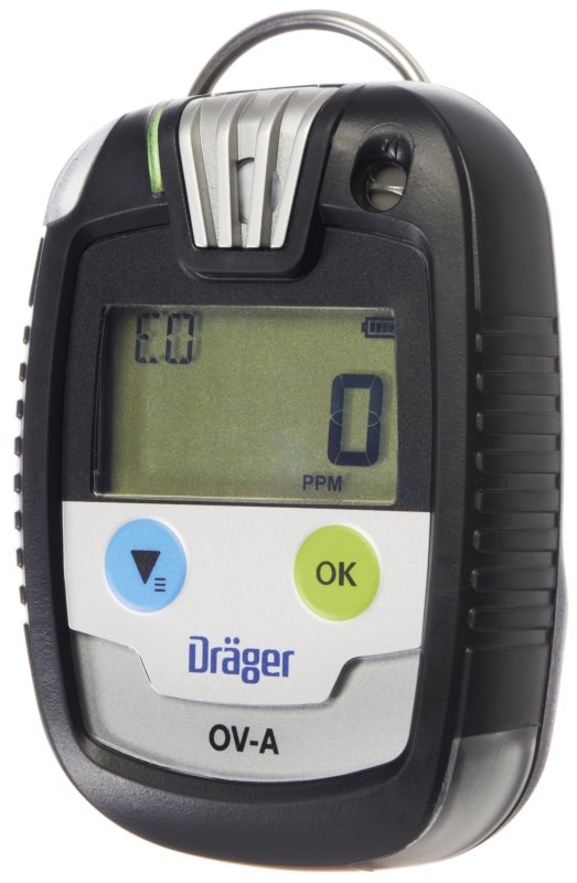 Preview: Dräger® Pac® 8000 Eingasmessgerät 8326357, Sensor: OV-A, IP 68 Staub & Wasserdicht, Mobiles Gaswarngerät für Organische Gase & Dämpfe