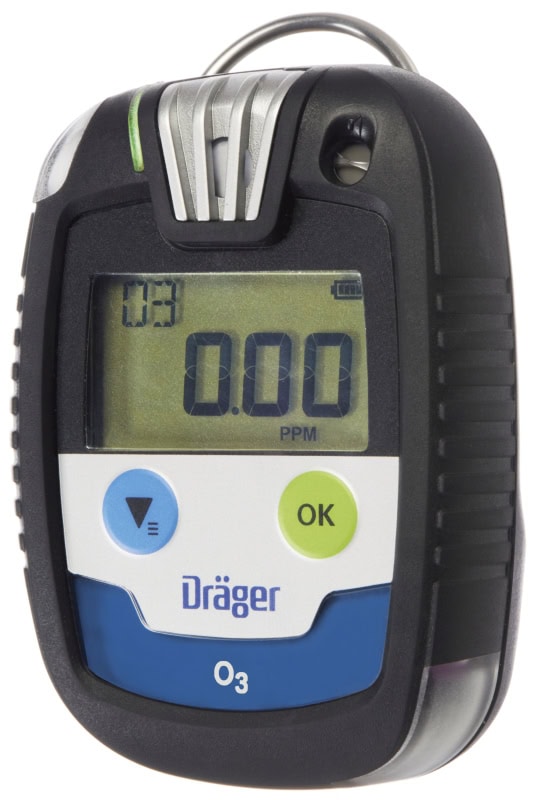 Preview: Dräger® Pac® 8000 Eingasmessgerät 8326359, Sensor: O3, IP 68 Staub & Wasserdicht, Mobiles Gaswarngerät für Ozon (O3)