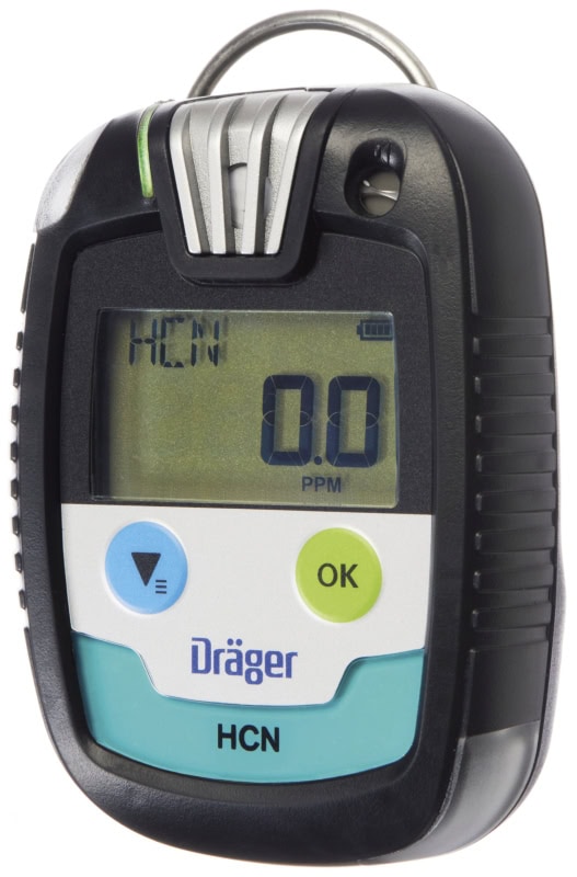 Preview: Dräger® Pac® 8000 Eingasmessgerät 8326353, Sensor: HCN, IP 68 Staub & Wasserdicht, Mobiles Gaswarngerät für Cyanwasserstoff / Blausäure (HCN)