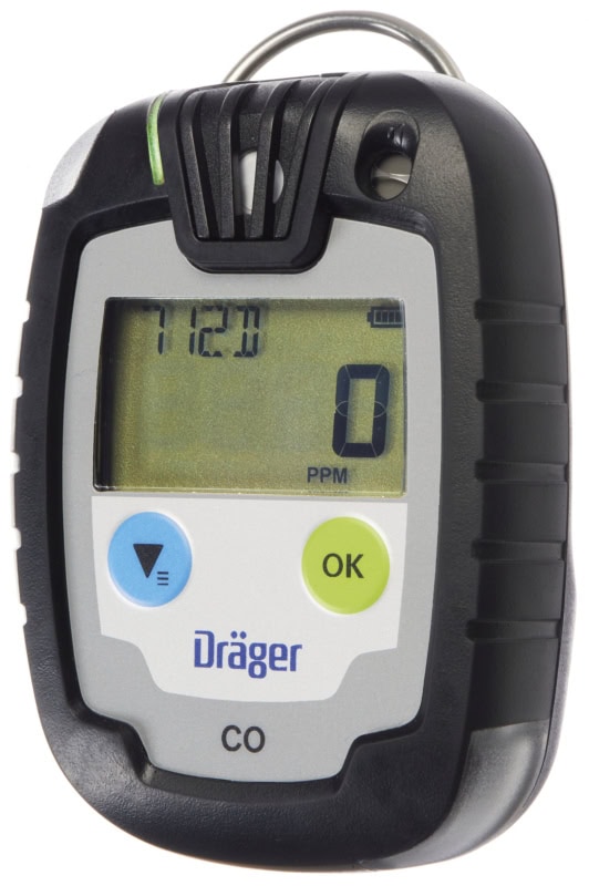 Preview: Dräger® Pac® 6000 Eingasmessgerät 8326321, Sensor: CO, IP 68 Staub & Wasserdicht, Mobiles Gaswarngerät für Kohlenstoffmonoxid (CO)