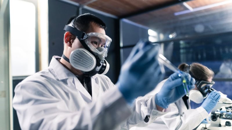 Preview: Dräger® X-plore® Kombi Filter 6738819, A2B2E2K2 Hg P3 R D, Dräger® Bajonett-Klick Anschluss, Kombinationsfilter gegen organische, anorganische, saure Gase & Dämpfe, Ammoniak & org. Ammoniakderivate, Quecksilber + Partikel