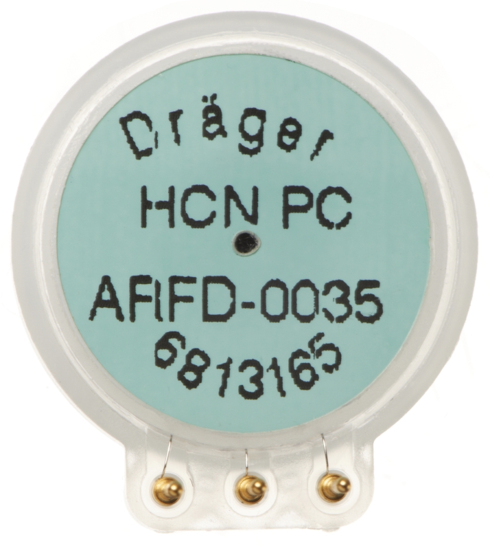 Preview: Dräger® XXS HCN PC Sensor 6813165, Cyanwasserstoff (Blausäure), Permanente Konzentrationen, 0 bis 50 ppm, Elektrochemischer Sensor, Für Dräger® Gasmessgeräte