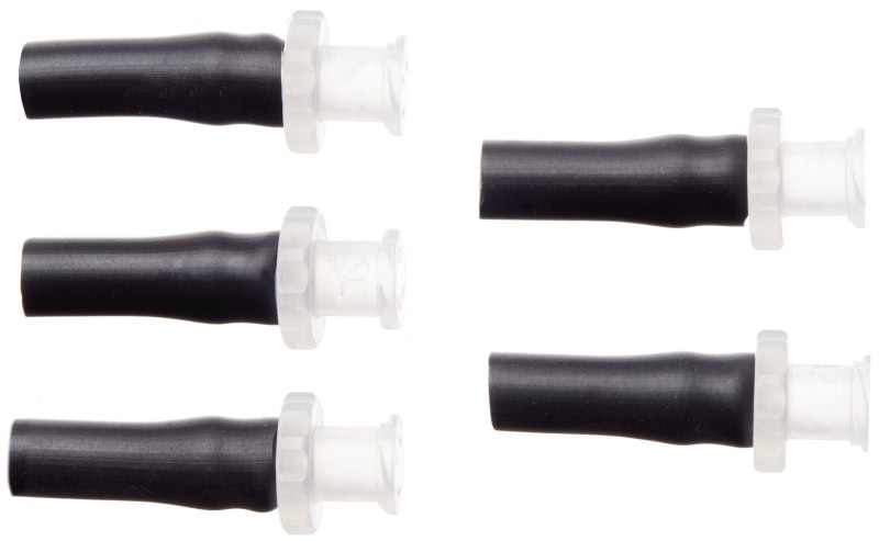 Preview: Dräger® Weiblicher Luer Adapter mit FKM Schlauch 8327652, 5 Stück pro Pack, Innendurchmesser: 5 mm, Lösemittelbeständig, Für Staub- und Wasserfilter 8313648