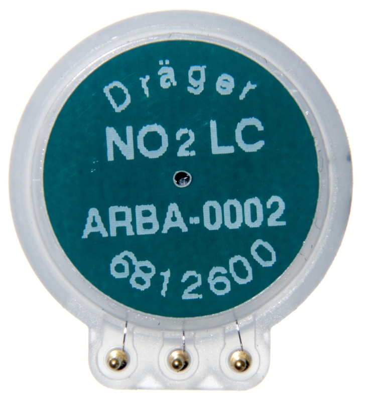 Preview: Dräger® XXS NO2 LC Sensor 6812600, Stickstoffdioxid, Geringe Querempfindlichkeit, 0 bis 50 ppm, Elektrochemischer Sensor, Für Dräger® Gasmessgeräte
