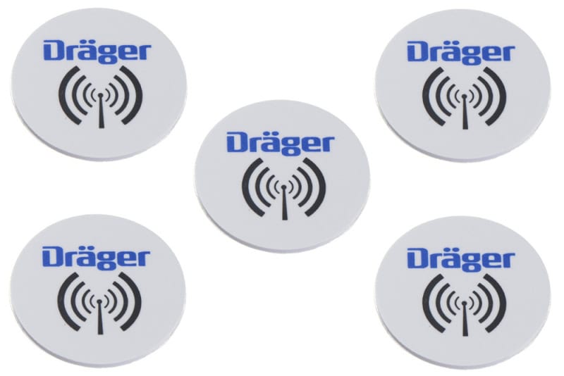 Preview: Dräger® RFID Transponder Upgrade Set 3703898, 5 Stück pro Packung, Nachrüstsatz für Dräger® Gasmessgeräte
