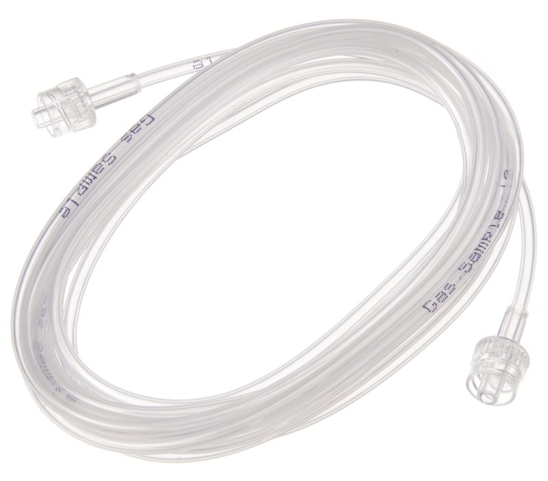Preview: Dräger® PVC Schlauch mit Luer Adapter 8328209, Innendurchmesser: 3 mm, 15 Meter, Geeignet für nicht reaktive Gase, Wandstärke: 1,5 mm, Transparent, Für Dräger® X-am® Handpumpe / 125 / 3500 / 8000 / X-zone® 5500