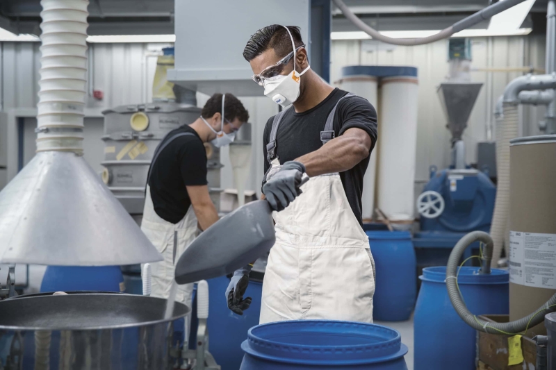 Preview: Dräger® X-plore® Atemschutzmaske / Partikelmaske 1920V FFP2 NR D 3951926, Größe S, Ideal für Brillenträger, Hygienisch einzelverpackt, Wirksamer Schutz gegen Stäube und Partikel bei hohem Tragekomfort