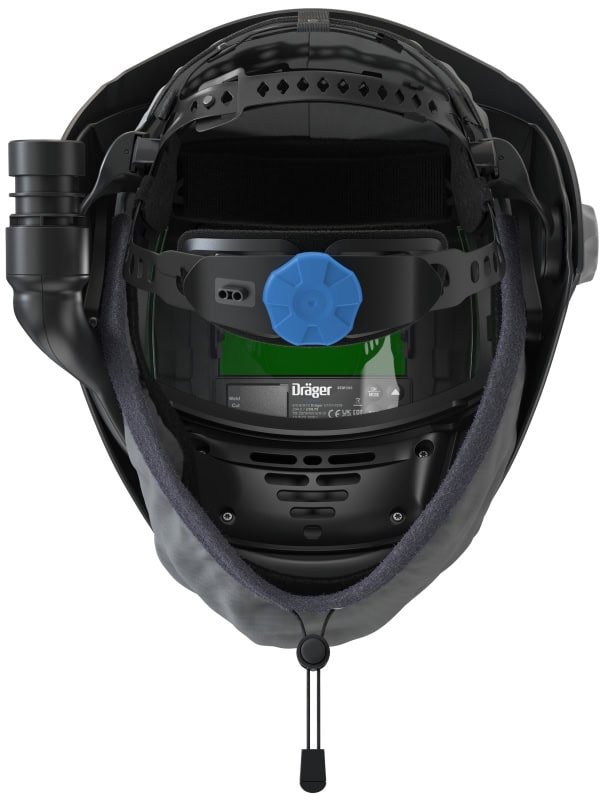 Preview: Dräger® X-plore® 8000 Premium Schweißmaske / Schweißerschutzvisier 3728195, TH3, 4A/3B, Seitenfenster, Hochklapp Funktion, Kopfband + Textilkopfschutz