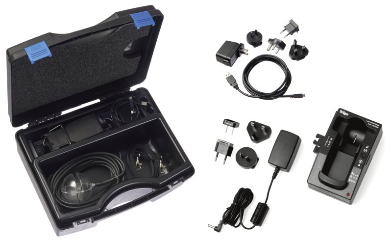 Preview: Dräger® X-am® 5X00 Abwasser Zubehör 3742458, X-am® Pumpe inkl. Koffer, Tragegurt, Schwimmersonde, 5 m FKM Schlauch & Ladegeräte, Zur Fernprobenahme von Gasen, Für Dräger® X-am® 5000 / 5600 / 5800