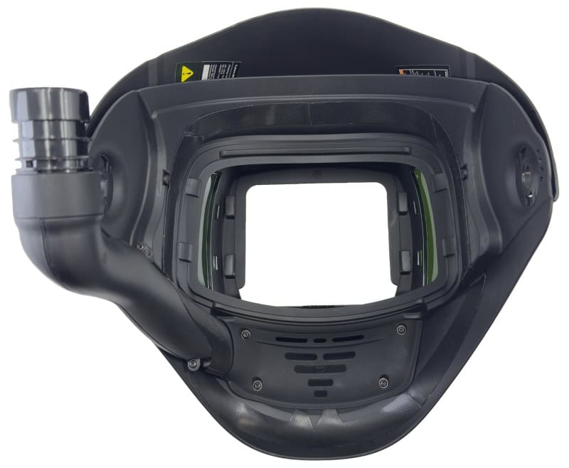 Preview: Dräger® X-plore® 8000 Visierschale mit Luftkanal 3728200, Für Premium Schweißerschutzvisier, Schwarz, Ersatzteil