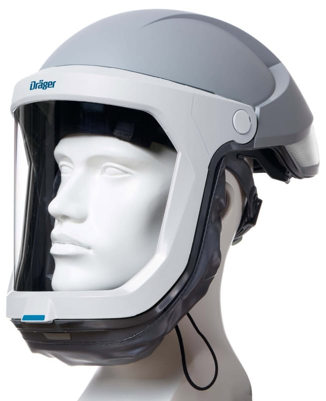 Preview: Dräger® X-plore® 8000 Visierhelm 3710775, TH1, Klar, Feuerfeste Abdichtung | Zytec® FR, L1 Z | Gesichtsabschluss, Polycarbonat Visier, Dräger® X-plore® 8000 Visierhelm mit feuerfester Gesichtsabdichtung